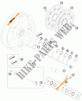 ROUE AVANT pour KTM 990 SUPER DUKE R de 2011