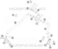 SECONDARY AIR SYSTEM SAS pour KTM 990 SUPER DUKE R de 2011