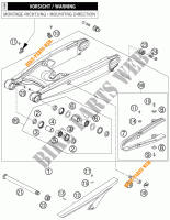 BRAS OSCILLANT  pour KTM 990 SUPER DUKE R de 2011