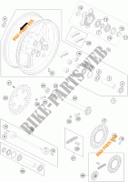 ROUE ARRIERE pour KTM 990 SUPER DUKE R de 2011