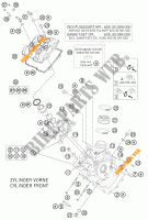 CULASSE AVANT pour KTM 990 SUPER DUKE R de 2011