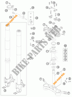 FOURCHE / T DE FOURCHE pour KTM 990 SUPER DUKE R de 2011