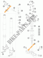 FOURCHE / T DE FOURCHE pour KTM 990 SUPER DUKE R de 2010