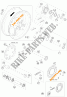 ROUE ARRIERE pour KTM 990 SUPER DUKE R de 2010