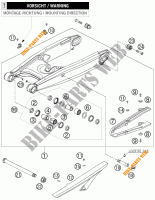BRAS OSCILLANT  pour KTM 990 SUPER DUKE R de 2010