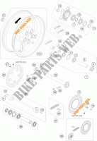 ROUE ARRIERE pour KTM 990 SUPER DUKE R de 2010