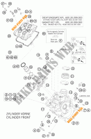 CULASSE AVANT pour KTM 990 SUPER DUKE R de 2009