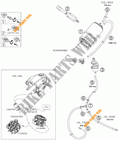 EVAPORATIVE CANISTER pour KTM 990 SUPER DUKE R de 2009