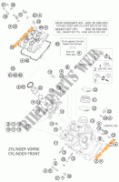CULASSE AVANT pour KTM 990 SUPER DUKE R de 2009