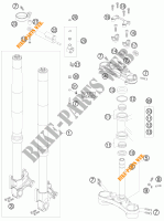 FOURCHE / T DE FOURCHE pour KTM 990 SUPER DUKE R de 2009