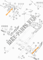BOUCLE ARRIERE pour KTM 1290 SUPER DUKE GT WHITE de 2020
