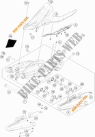BRAS OSCILLANT  pour KTM 1290 SUPER DUKE GT WHITE de 2020