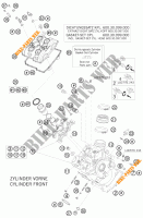 CULASSE AVANT pour KTM 990 SUPER DUKE R de 2008