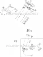 CONTACTEUR A CLE pour KTM 390 DUKE WHITE - B.D. de 2020