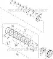 EMBRAYAGE pour KTM 390 DUKE WHITE - B.D. de 2020