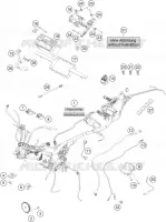 FAISCEAU ELECTRIQUE pour KTM 390 DUKE WHITE - B.D. de 2020