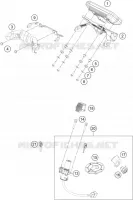 CONTACTEUR A CLE pour KTM 390 DUKE WHITE - CKD de 2020