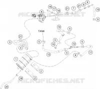EVAPORATIVE CANISTER pour KTM 390 DUKE WHITE - CKD de 2020
