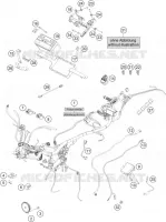 FAISCEAU ELECTRIQUE pour KTM 390 DUKE WHITE - CKD de 2020