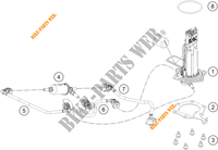 POMPE A ESSENCE pour KTM 250 DUKE WHITE NO ABS de 2020