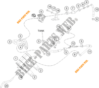 EVAPORATIVE CANISTER pour KTM 250 DUKE ORANGE NO ABS de 2020