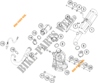 ECHAPPEMENT pour KTM 250 DUKE ORANGE de 2020