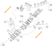 EVAPORATIVE CANISTER pour KTM 250 DUKE ORANGE de 2020