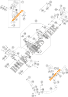 CIRCUIT DE REFROIDISSEMENT pour KTM 250 DUKE ORANGE - B.D. de 2020
