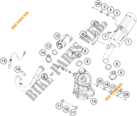 ECHAPPEMENT pour KTM 250 DUKE ORANGE - B.D. de 2020