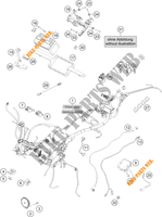 FAISCEAU ELECTRIQUE pour KTM 250 DUKE ORANGE - B.D. de 2020