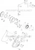 ALLUMAGE pour KTM 250 DUKE ORANGE CKD de 2019