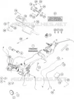 FAISCEAU ELECTRIQUE pour KTM 250 DUKE ORANGE CKD de 2019