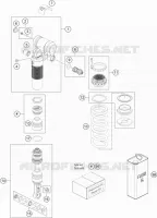 AMORTISSEUR (PIECES) pour KTM 690 ENDURO R de 2020