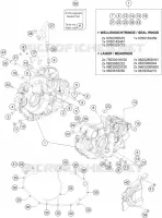 CARTER MOTEUR pour KTM 690 ENDURO R de 2020