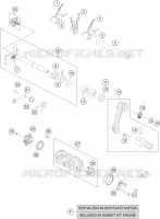 MECANISME DE SELECTION DE VITESSES pour KTM 690 ENDURO R de 2020