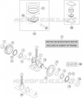 VILEBREQUIN / PISTON pour KTM 690 ENDURO R de 2020