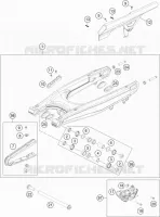 BRAS OSCILLANT  pour KTM 690 ENDURO R de 2019