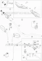 GUIDON / COMMANDES pour KTM 690 ENDURO R de 2019