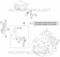 POMPE A EAU pour KTM 690 ENDURO R de 2019