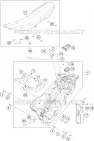 RESERVOIR / SELLE pour KTM 690 ENDURO R de 2019