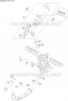 ECHAPPEMENT pour KTM 390 ADVENTURE WHITE - B.D. de 2020