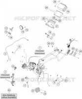 FAISCEAU ELECTRIQUE pour KTM 390 ADVENTURE WHITE - B.D. de 2020