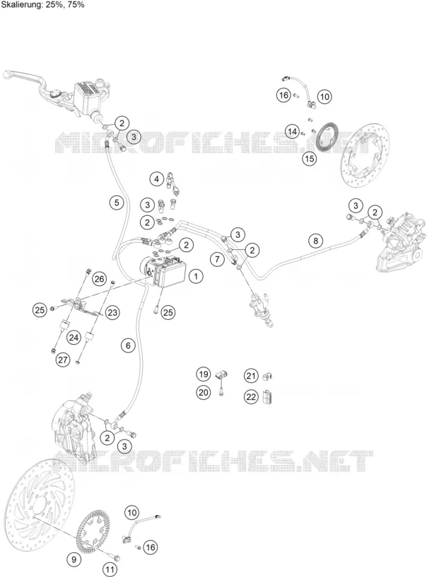 SYSTEME DE FREIN ABS KTM MOTO 390 2020 ADVENTURE  390 ADVENTURE WHITE - B.D.