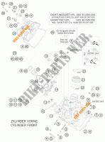 CULASSE AVANT pour KTM 990 SUPER DUKE ORANGE de 2010