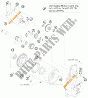 DEMARREUR ELECTRIQUE pour KTM 990 SUPER DUKE ORANGE de 2010