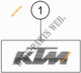 AUTOCOLLANTS pour KTM 1290 S ADVENTURE S ORANGE de 2020