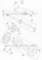 DEMARREUR ELECTRIQUE pour KTM 1290 S ADVENTURE S ORANGE de 2020