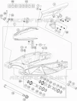 BRAS OSCILLANT  pour KTM 1290 S ADVENTURE S SILVER de 2019
