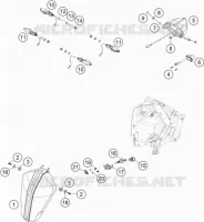 PHARE / FEU ARRIERE pour KTM 1290 S ADVENTURE S SILVER de 2019