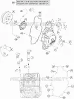 ALLUMAGE pour KTM 1290 SUPER ADVENTURE S ORANGE de 2019